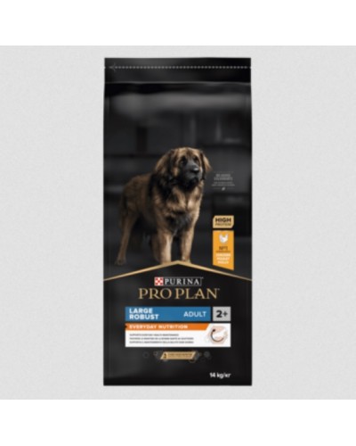 Pro Plan Purina ProPlan Large Robust Adult 2+, сухий корм для дорослих собак крупних порід, з куркою, 14 кг