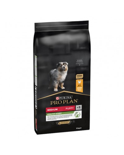 Purina ProPlan Medium Puppy, сухий корм для цуценят середніх порід, з куркою, 12 кг