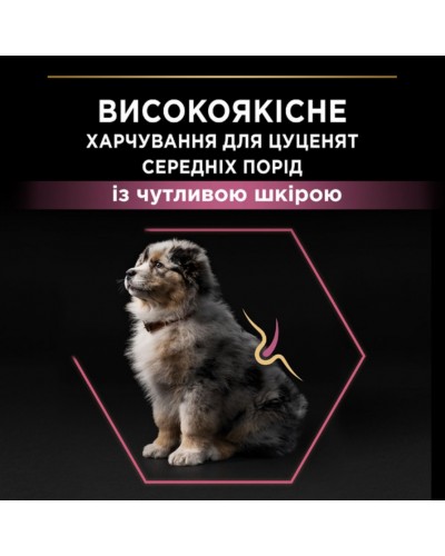 Purina Pro Plan Medium Puppy Sensitive, 12 кг
