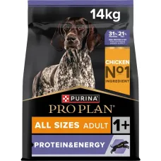 Сухий корм Purina Pro Plan Protein & Energy для дорослих активних та робочих собак усіх розмірів з куркою 14 кг 