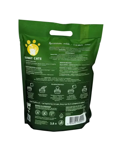  Sunny Cats Sunny Gel для котячого туалета Алоє вера 3,8 л
