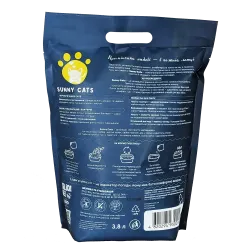 Cилікагелевий наповнювач Sunny Cats Sunny Gel для котячого туалета без запаху 3,8 л