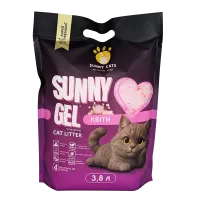 Cилікагелевий наповнювач Sunny Cats Sunny Gel для котячого туалета Квіти 3,8 л