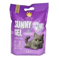 Cилікагелевий наповнювач Sunny Cats Sunny Gel для котячого туалета Лаванда 3,8 л