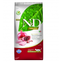 Farmina N&D Prime Grain Free Chicken&Pomengranate, беззерновий сухий корм для дорослих стерилізованих котів, курка з гранатом, 5 кг