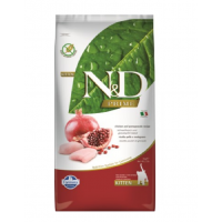 Farmina N&D Prime Grain Free Chicken&Pomengranate Kitten, беззерновий сухий корм для кошенят, курка з гранатом, 300 г
