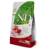 Farmina N&D Prime Grain Free Chicken&Pomengranate neutred, беззерновий сухий корм для дорослих стерилізованих котів, курка з гранатом, 300 г