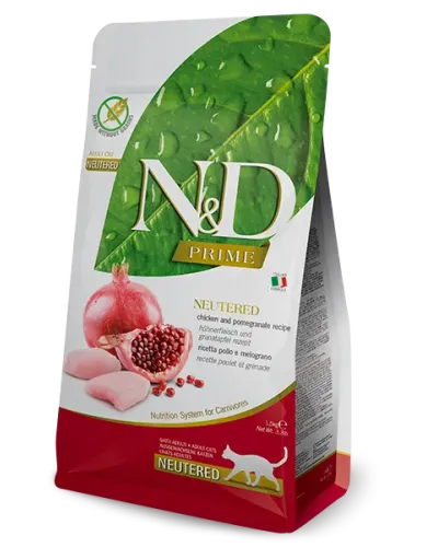 Farmina N&D Prime Grain Free Chicken&Pomengranate neutred
