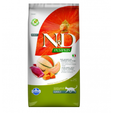 Farmina N&D Pumpkin Duck & Cantaloupe Melon, беззерновий сухий корм для дорослих котів, з качкою та гарбузом, 5 кг