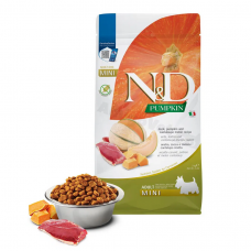 Farmina N&D Pumpkin Grain Free Duck&Cantaloupe Adult Mini, беззерновий сухий корм для собак малих порід, качка з динею, 2 кг