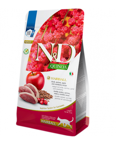 Farmina N&D Quinoa Hairball Adult Duck Farmina N&D Quinoa Hairball Adult Duck