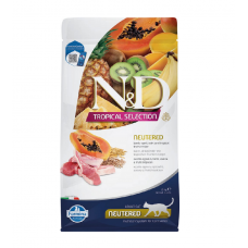 Farmina N&D Tropical Selection Lamb Neutered, низькозерновий сухий корм для дорослих стерилізованих котів, ягня, 1.5 кг
