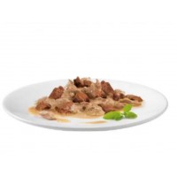 Gourmet Perle, вологий корм для котів з куркою міні філе, 85 г