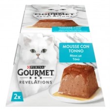 Gourmet Revelations Tuna, мус з тунцем та підливкою, повнораціонний вологий корм для дорослих котів, 2 х 57 г