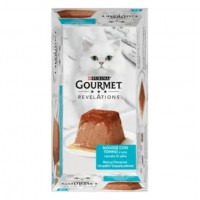 Gourmet Revelations Tuna, мус з тунцем та підливкою, повнораціонний вологий корм для дорослих котів, 2 х 57 г