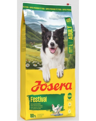 Сухий корм JOSERA Festival, для вибагливих собак, з лососем, 12.5 кг