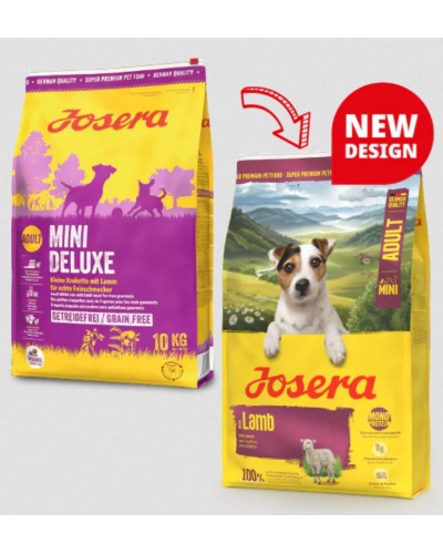 Сухий корм JOSERA MiniDeluxe, для собак малих порід, беззерновий, з ягням, 10 кг
