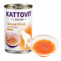 Kattovit Veterinary Urinary Drink, лікувальний напій для котів із захворюваннями сечовивідних шляхів, курка, 135 г