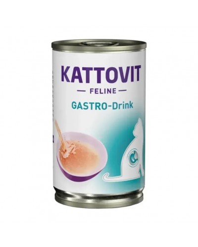 Лікувальний напій для котів із захворюваннями ШКТ, Kattovit Veterinary Gastro Drink, з куркою, 135 г