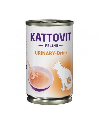 Лікувальний напій для котів із захворюваннями сечовивідних шляхів, Kattovit Veterinary Urinary Drink, з куркою, 135 г