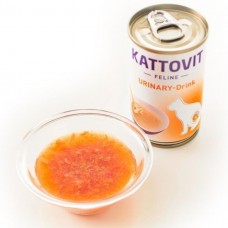Kattovit Veterinary Urinary Drink, лікувальний напій для котів із захворюваннями сечовивідних шляхів, курка, 135 г