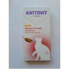 Kattovit Feline Renal (Low Protein) paste with chicken, кремові снеки для котів при хворобах нирок, з куркою, 6 стіків по 15 г