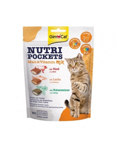 GimCat Nutri Pockets Malt & Vitamin Mix