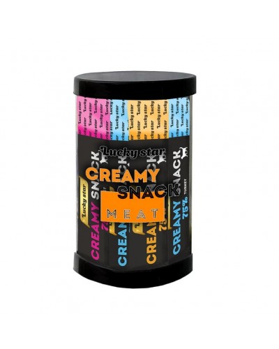 Lucky Star Creamy Snack Meat, кремові ласощі для котів, з куркою, 24 стіки по 10 г