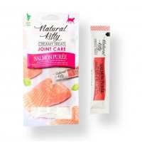 Natural Kitty Joint Care крем-снеки для котів для догляду за суглобами, пюре з лосося, 4 стіки по 12 г