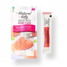 Natural Kitty Joint Care крем-снеки для котів для догляду за суглобами, пюре з лосося, 4 стіки по 12 г