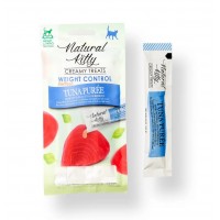 Natural Kitty Weight Control, крем-снеки для стерилізованих котів для контролю ваги, пюре з тунця, 4 стіки по 12 г