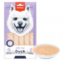 Wanpy Creamy Lickable Treat Duck (Ванпі), кремові ласощі для собак, з качкою, 5 шт по 14 г