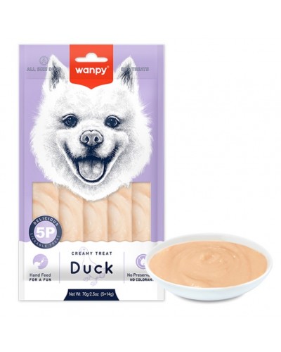Wanpy Creamy Lickable Treat Duck