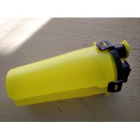 Пляшка поїлка для собак, для води і корму, для прогулянок і подорожей з тваринами, 2 секції