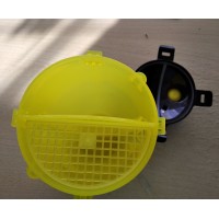 Пляшка поїлка для собак, для води і корму, для прогулянок і подорожей з тваринами, 2 секції