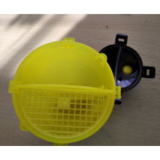 Пляшка поїлка для собак, для води і корму, для прогулянок і подорожей з тваринами, 2 секції