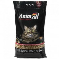 AnimAll, наповнювач деревний для туалетів домашніх тварин, без запаху, 7.5 кг