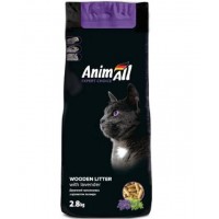AnimAll, наповнювач деревний для туалетів домашніх тварин, з запахом лаванди, 2.8 кг