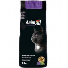AnimAll, наповнювач деревний для туалетів домашніх тварин, з запахом лаванди, 2.8 кг