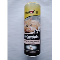 Вітаміни для котів Gimborn GimCat (Джимкет) Katzentabs, маскарпоне та біотин, 10 таблеток