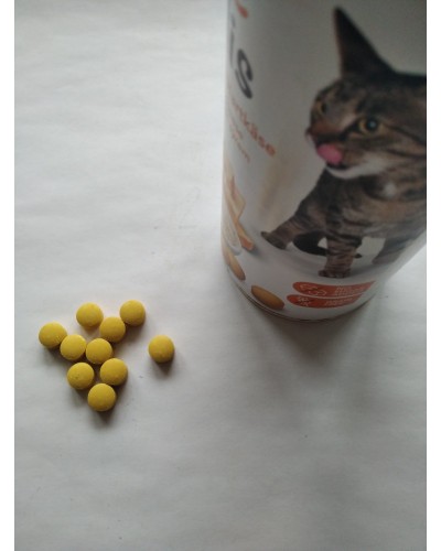 Вітаміни для котів Gimborn GimCat (Джимкет) Kase-Rollis загальнозміцнюючий комплекс з сиром, 10 таблеток