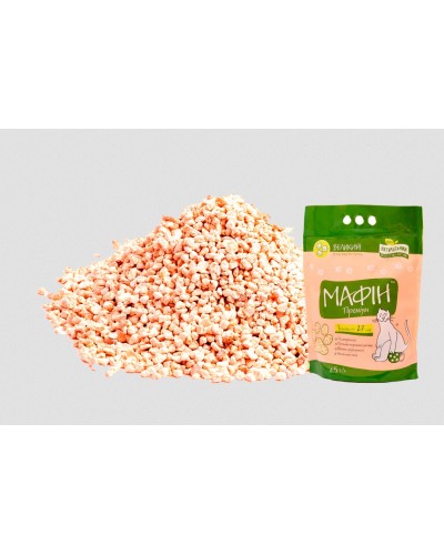 Мафін Преміум, наповнювач бентонітовий для котячого туалету, крупний, 4.5 л, 3.7 кг Мафін Преміум, наповнювач бентонітовий для котячого туалету, крупний, 4.5 л, 3.7 кг