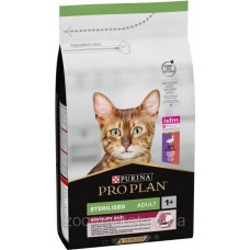 Purina Pro Plan Sterilised Duck & Liver, сухий корм для стерилізованих котів, з качкою та печінкою, 10 кг