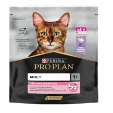 Purina Pro Plan Delicate, сухий корм для котів з чутливим травленням, з індичкою, 400 г