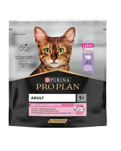 Сухий корм для котів з чутливим травленням Purina Pro Plan Delicate, з індичкою, 400 г