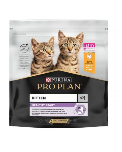 Сухий корм для кошенят, вагітних і годуючих кішок Purina Pro Plan Kitten, з куркою, 400 г