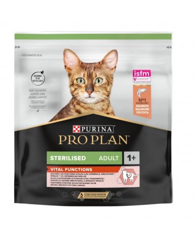 Cухий корм для стерилізованих котів Purina Pro Plan Sterilised Vital Functions, з лососем, 400 г