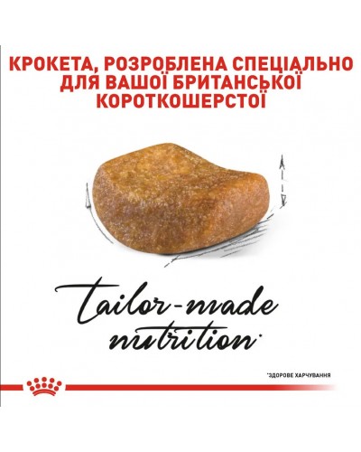 Royal Canin British Shorthair Adult, сухий корм для дорослих котів британської короткошерстої породи, 1 кг (на розвіс)