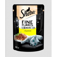 Sheba Fine Flakes (Шеба Файн Флейкс), шматочки з куркою у ніжному желе, 85 г