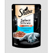 Sheba Select Slices (Шеба Селект Слайсес), відбірні шматочки з океанічною рибою у вишуканому соусі, 85 г
